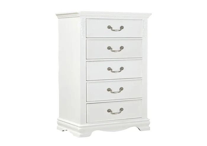 Gavetero Jessica de 5 gavetas - White