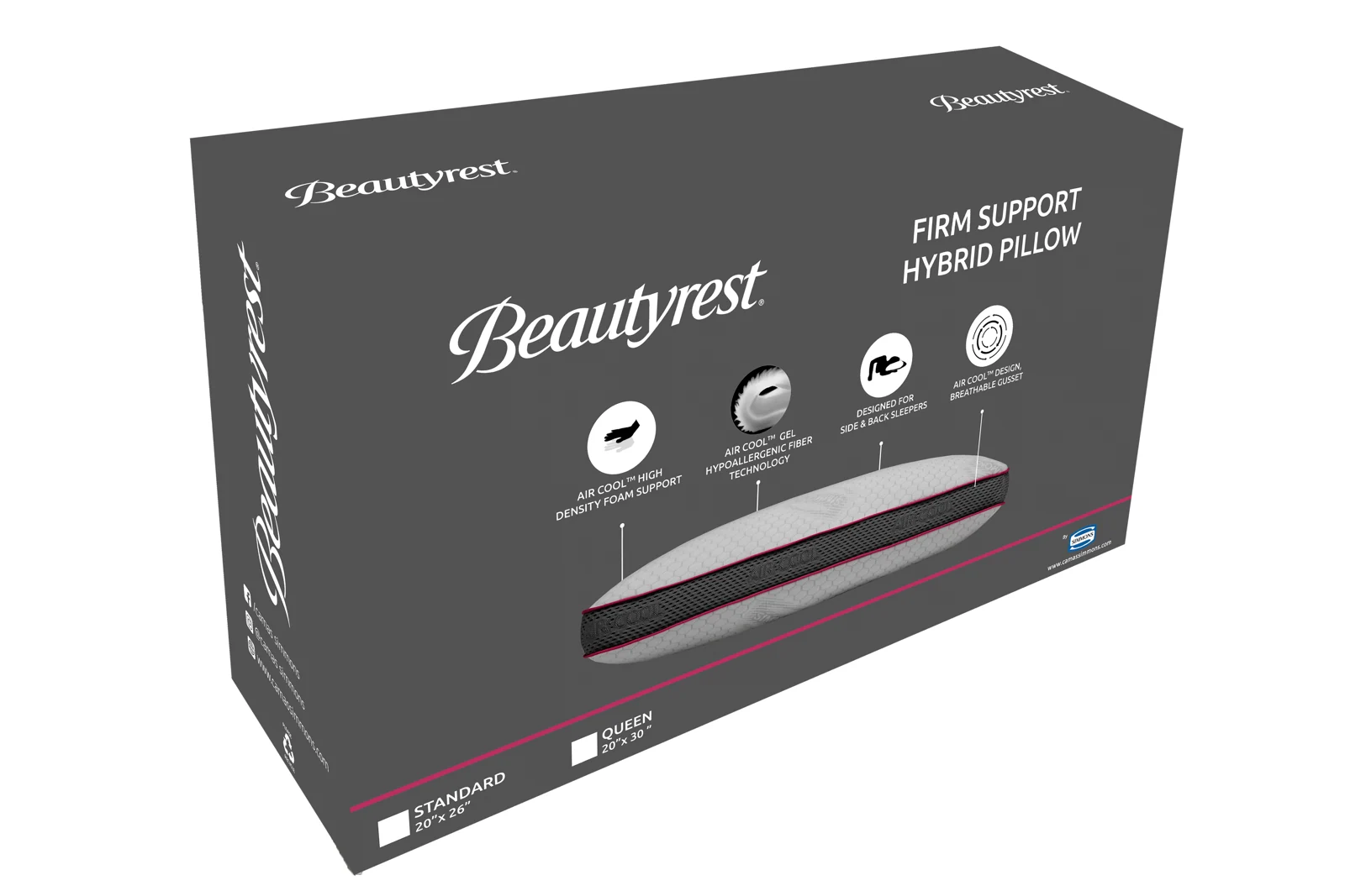 Almohada Estándar Simmons Beautyrest - Firme