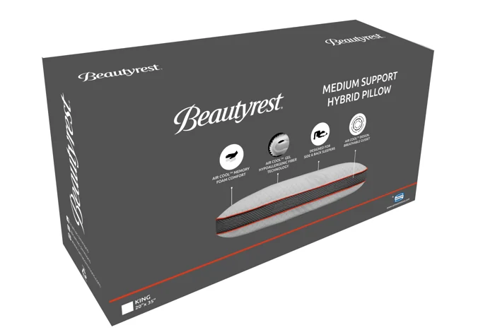 Almohada King Simmons Beautyrest - Medio