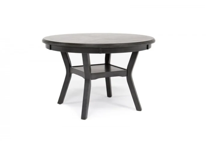 Mesa de Comedor Redonda Gia 47" con 4 Sillas - Color Gris