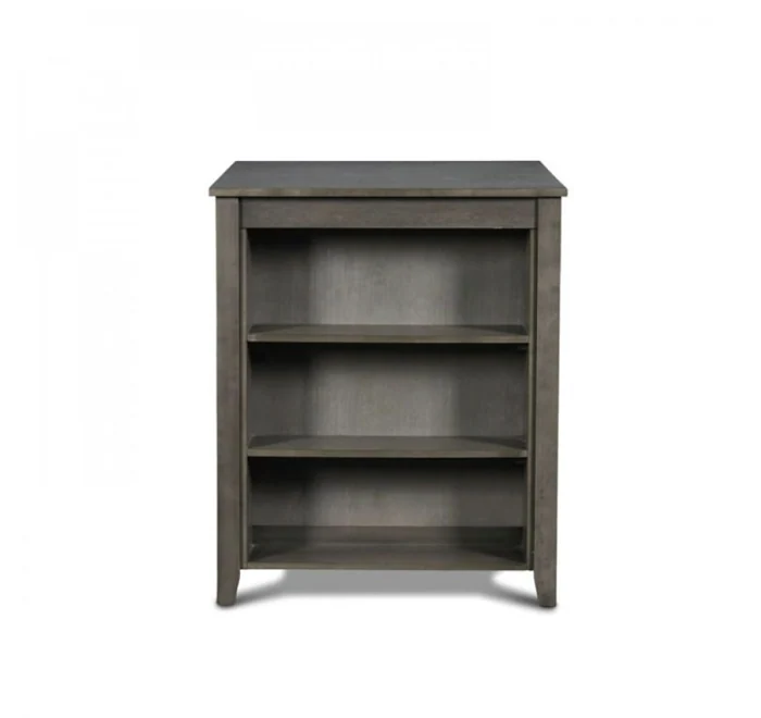 Mesa Alta con Estantes Gia 30" con 2 Sillas (Juego de 3) - Color Gris