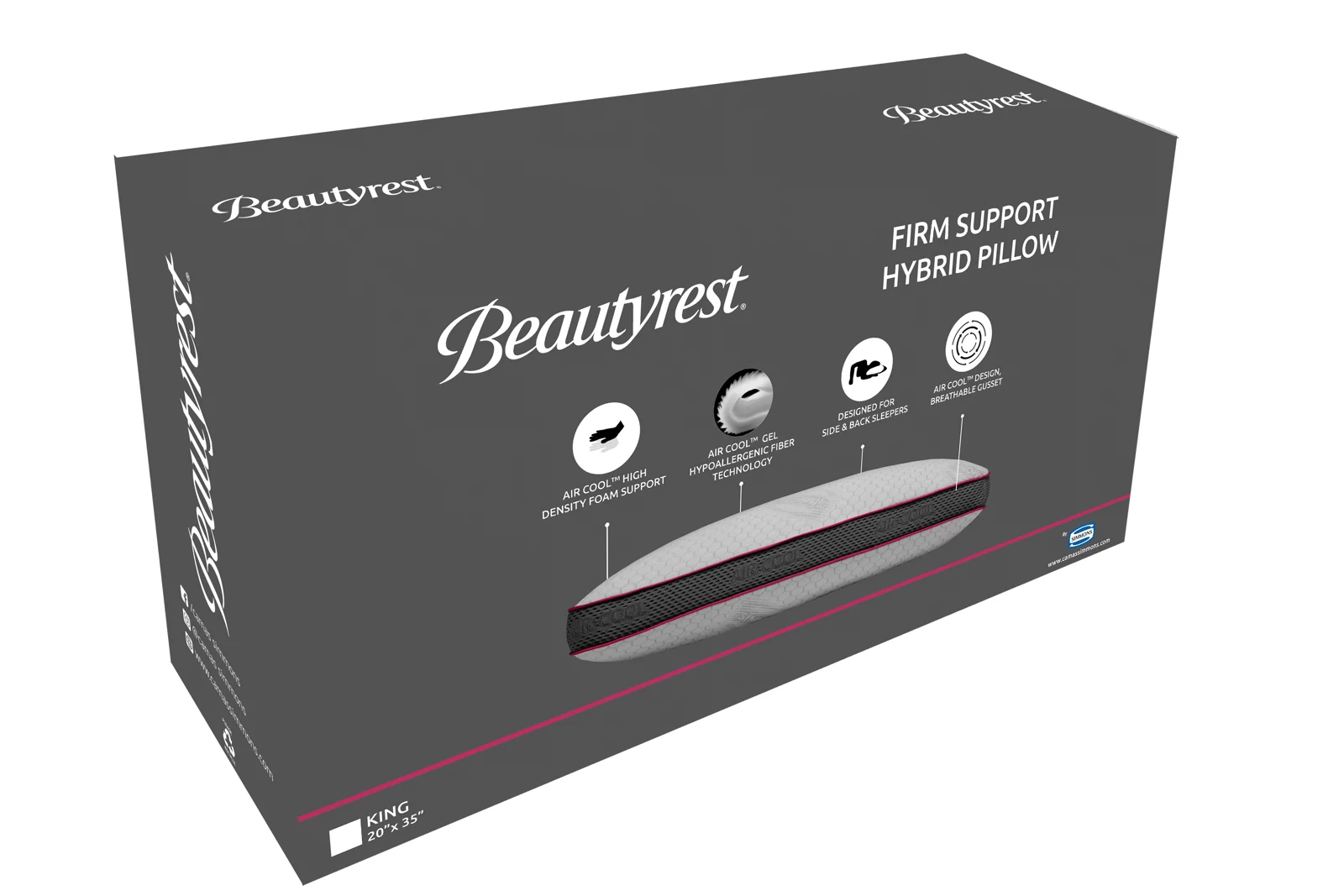Almohada King Simmons Beautyrest - Firme
