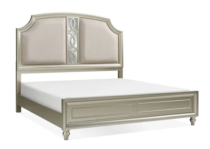Domitorio Arqueado King 5 piezas - Silver and Gold