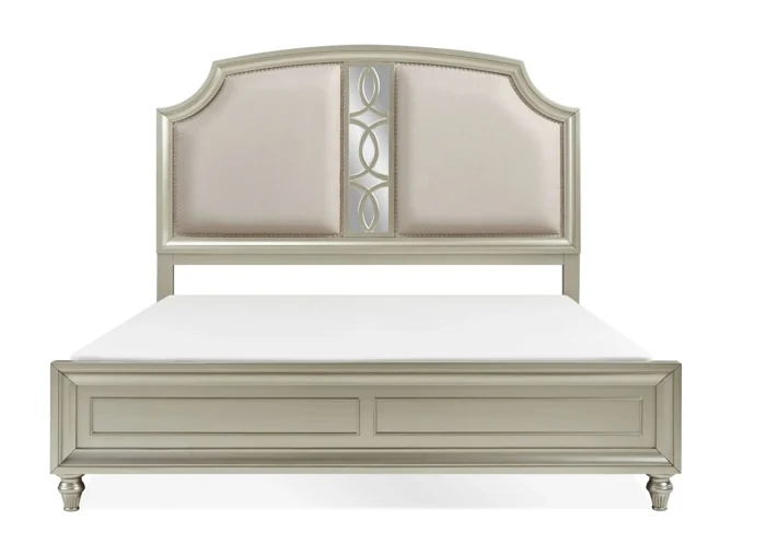 Domitorio Arqueado King 5 piezas - Silver and Gold
