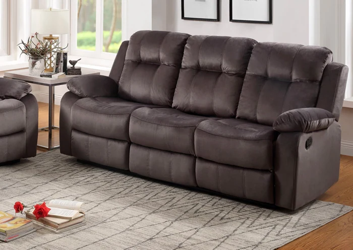 Sala Reclinable 2 Piezas - Color Gris
