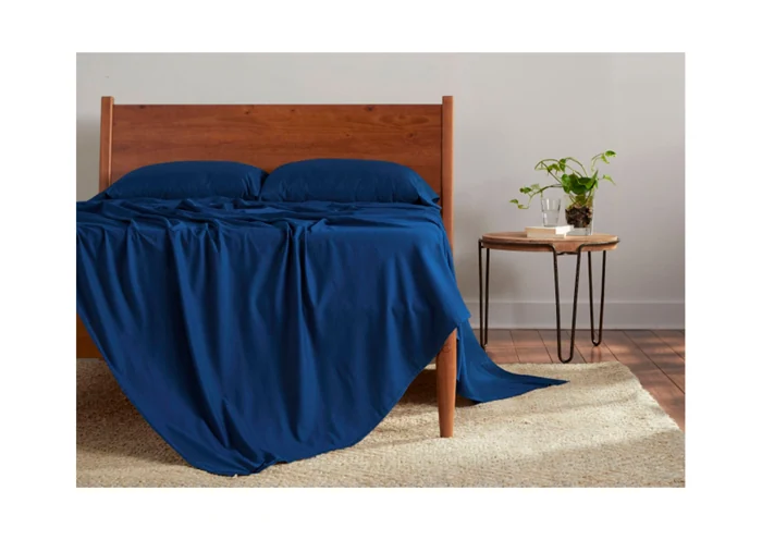 Juego de Sábana King Bedgear Hyper-Cotton - Color Azul marino