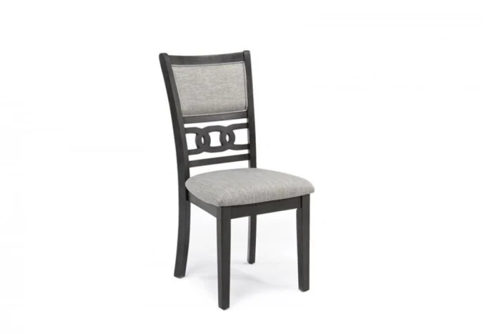 Mesa de Comedor Redonda Gia 47" con 4 Sillas - Color Gris