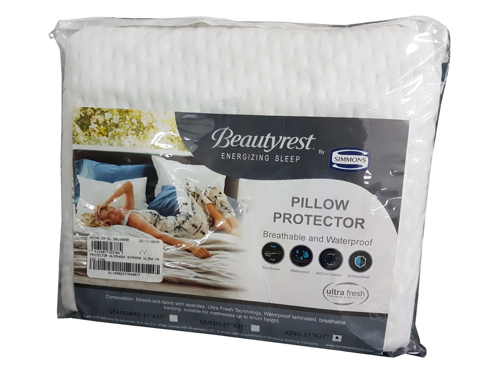 Protector Almohada Ultra Fresh Estándar